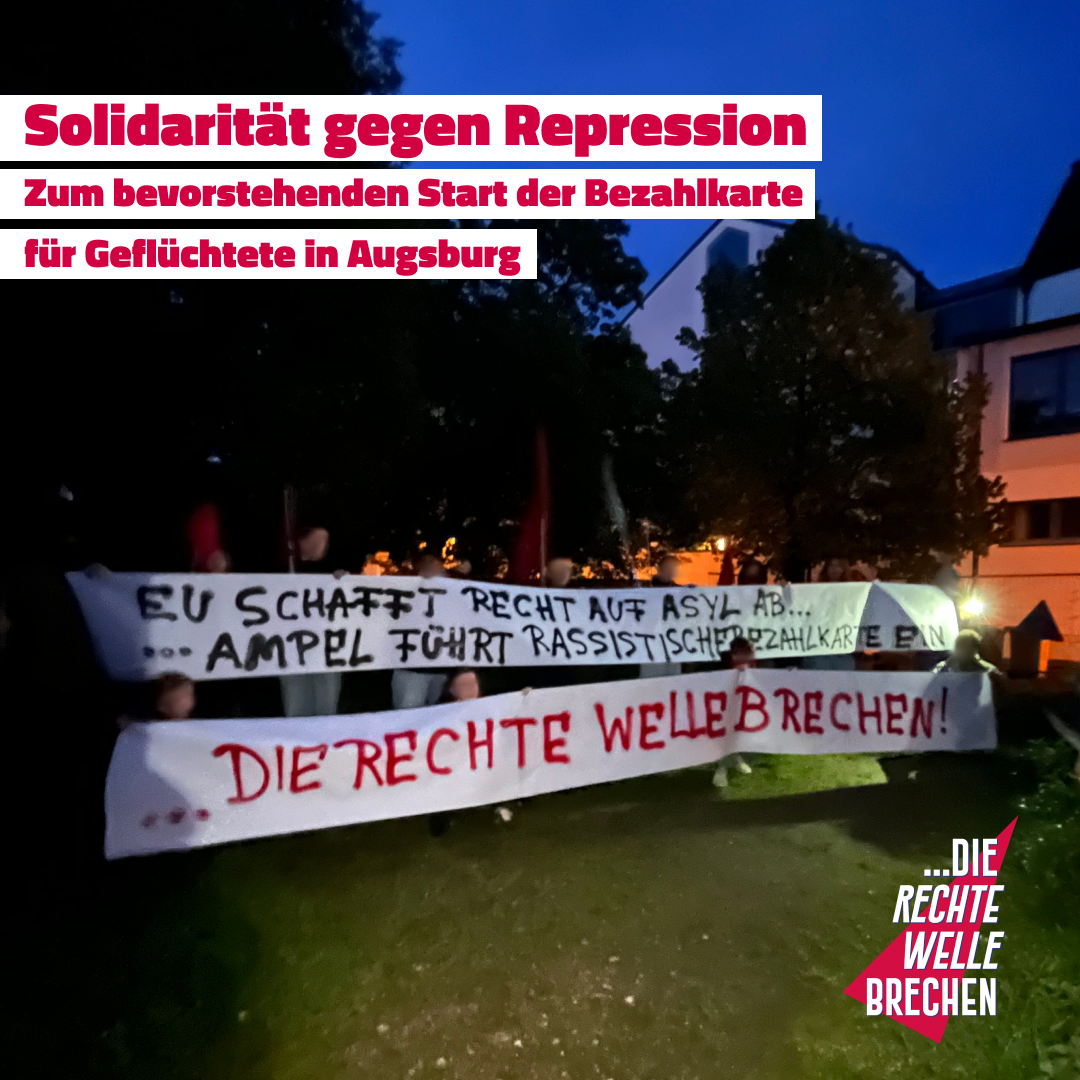 Solidarität gegen Repression – Zum bevorstehenden Start der Bezahlkarte für Geflüchtete